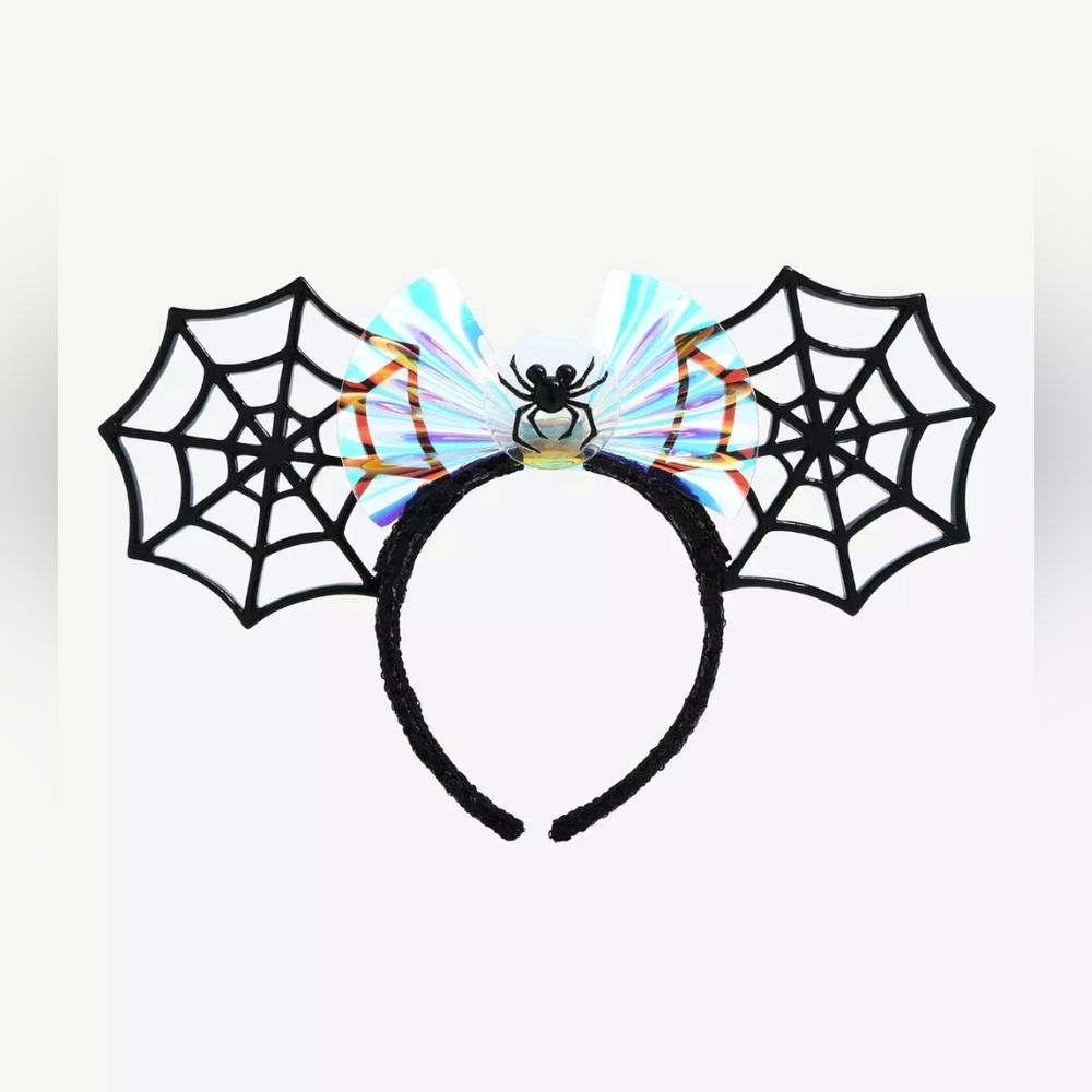 Disney Minnie Mouse Spider Webs Mouse Ears Headband